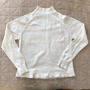 Everlane Cotton Mockneck Crop Sweater